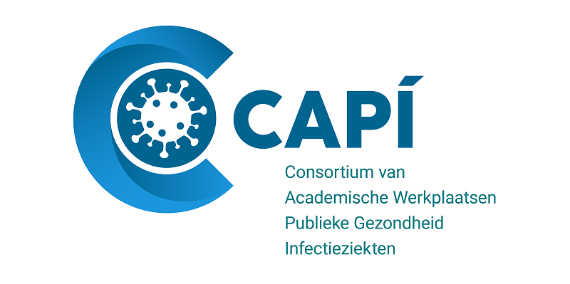 Logo CAPI, Consortium van Academische Werkplaatsen Publieke Gezondheid Infectieziekten